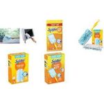 Swiffer Staubmagnet Starter-Set, 1 Handgriff + 1 Tuch nimmt Staub, Schmutz und Haare von allen Oberflächen auf - 1 Stück (4084500407633)