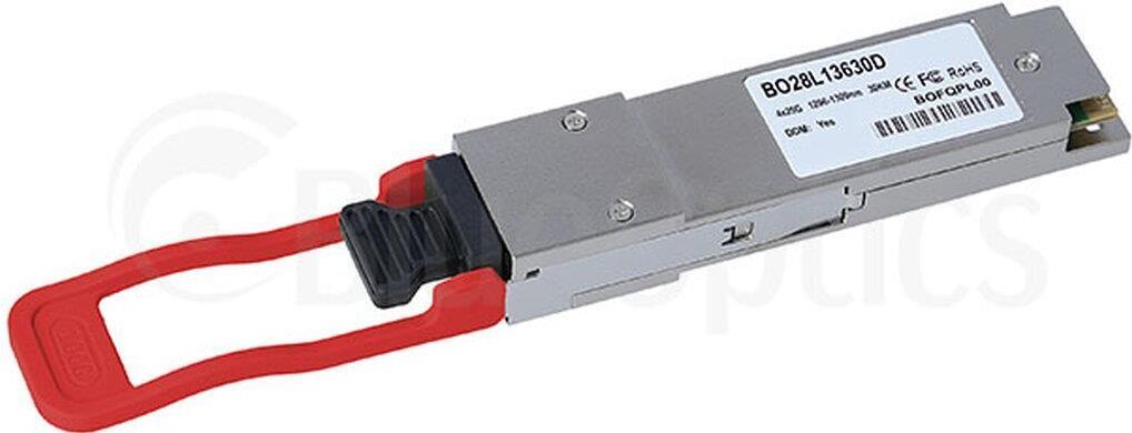 Kompatibler Palo Alto Networks PAN-QSFP28-100GBASE-ER4 BlueOptics BO28L13630D QSFP28 Transceiver, LC-Duplex, 100GBASE-ER4L, Singlemode Fiber, 1310nm, 30KM, 0°C/+70°C, DDM (PAN-QSFP28-100GBASE-ER4-BO)