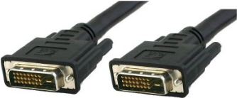 DVI-D Dual-Link Anschlusskabel Stecker/Stecker, schwarz, 10 m Hersteller: Techly (ICOC-DVI-811C)