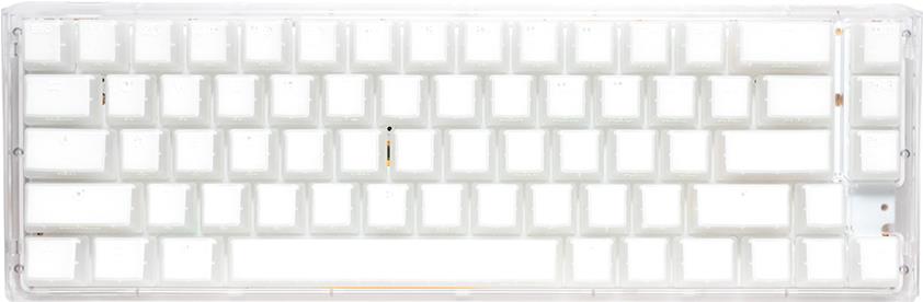 Ducky One 3 Aura White SF Gaming Tastatur, RGB LED - MX-Blue (US) (DKON2167ST-CUSPDAWWWWC1)