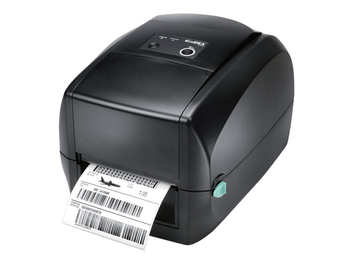 GoDEX RT700 Etikettendrucker Thermodirekt/Thermotransfer 203 dpi 127 mm/s USB RS-232 Ethernet Schwarz