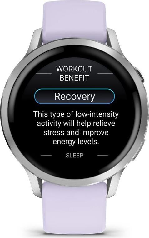 Garmin Venu 4 Smartwatch 41mm grau/silber lavendelblau (010-03013-01)