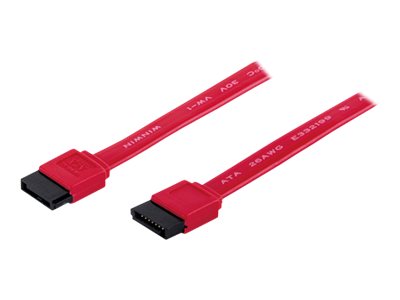 Manhattan SATA Data Cable 7-Pin 50 cm Male to Male 6 Gbps Rot