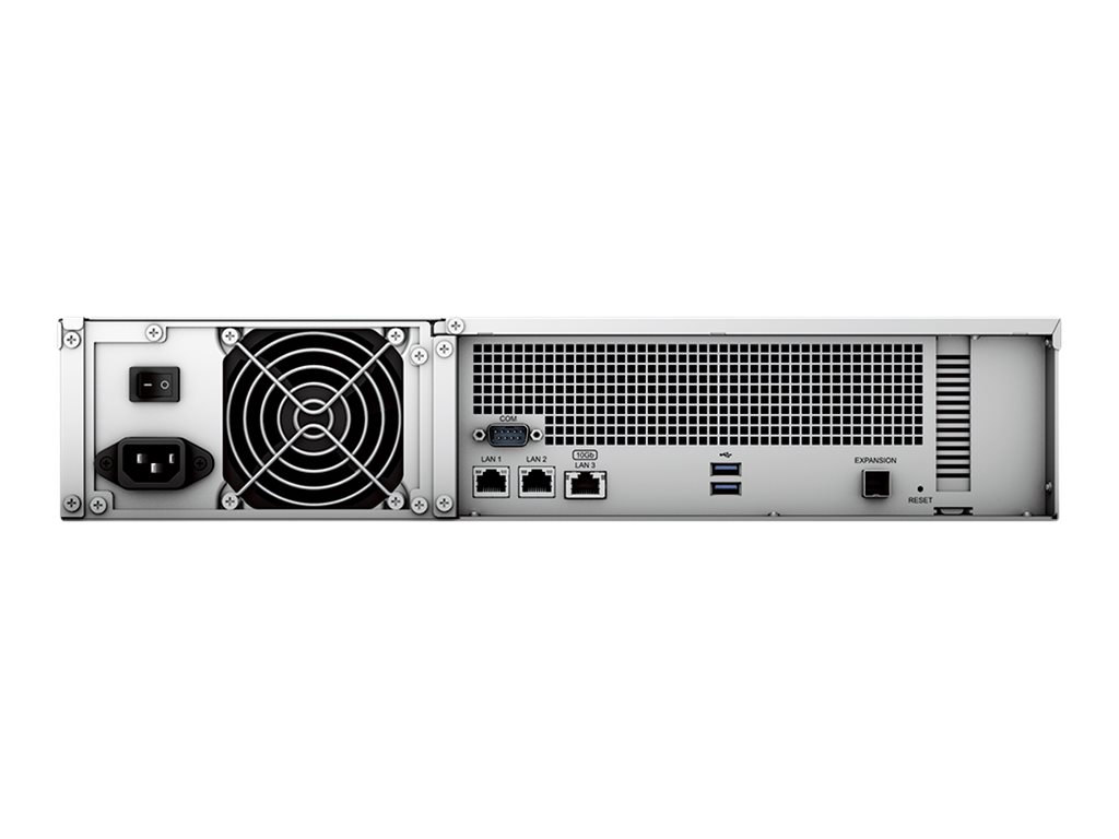 Synology RackStation RS2423+ 2U NAS-Server 12-Bay Schwarz, Grau