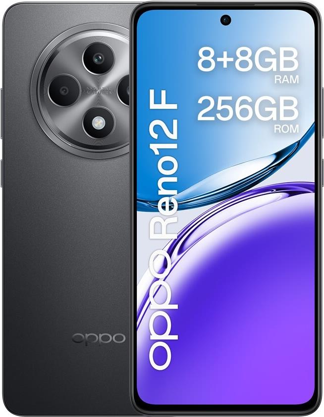 OPPO Reno12 F 4G 16,9 cm (6.67") Dual-SIM Android 14 USB Typ-C 8 GB 256 GB 5000 mAh Grau