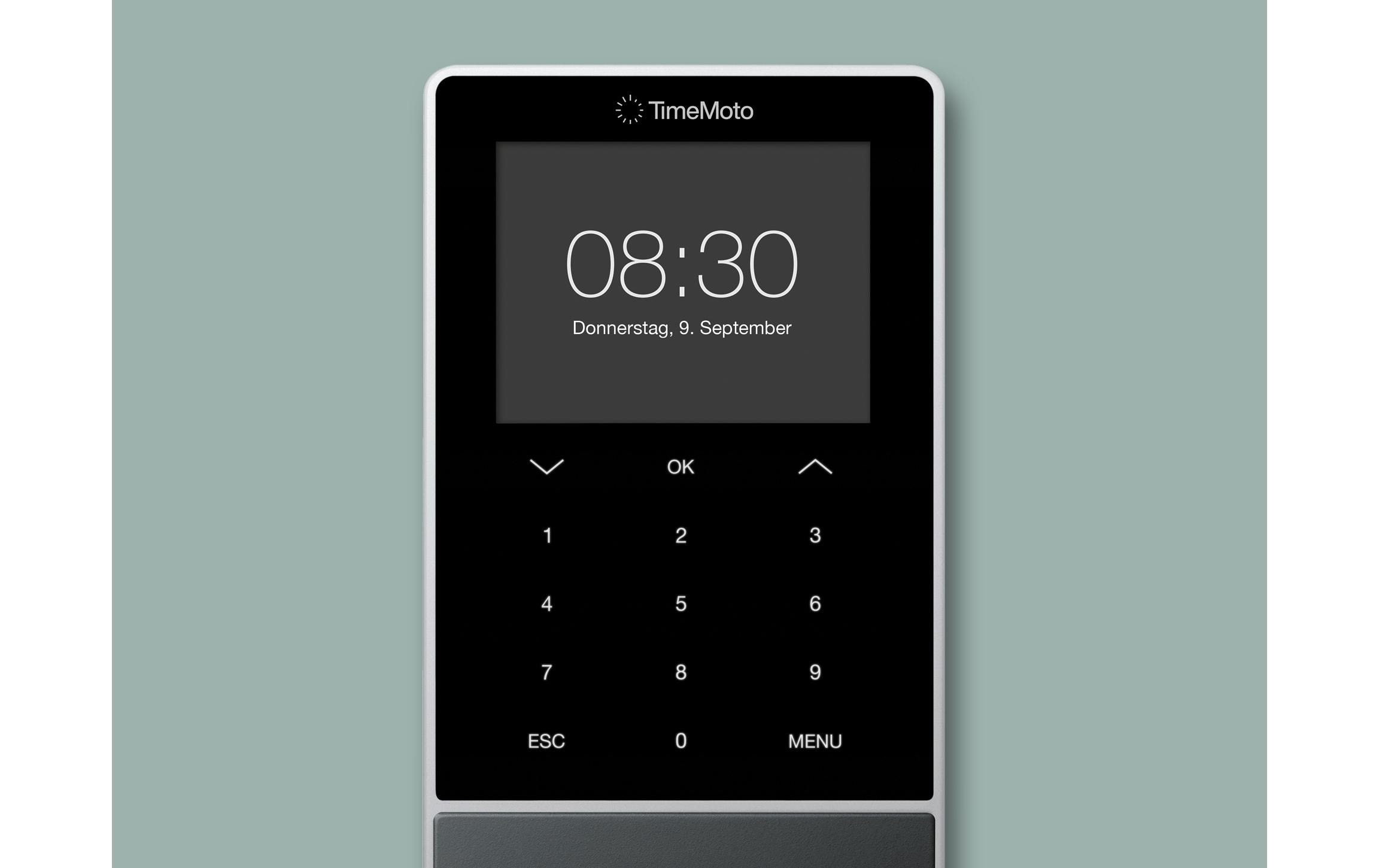 TimeMoto TM-818SC Zeiterfassungssystem Schwarz