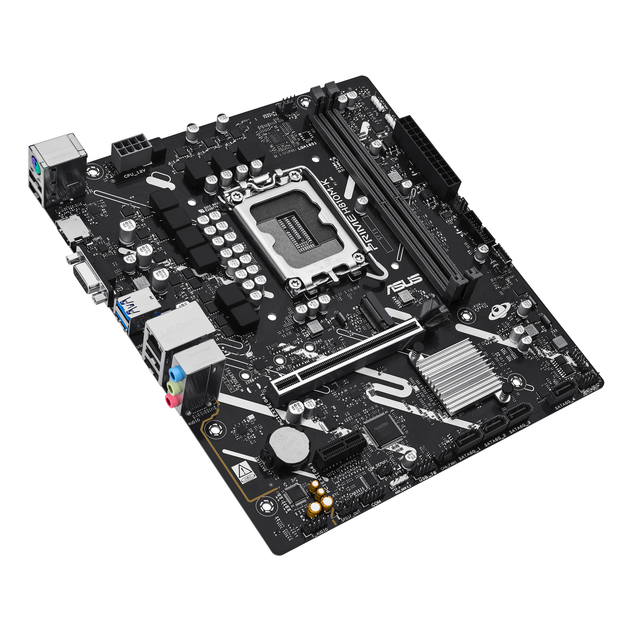 ASUS PRIME H810M-K Intel H810 LGA 1851 Micro-ATX DDR5 Mainboard