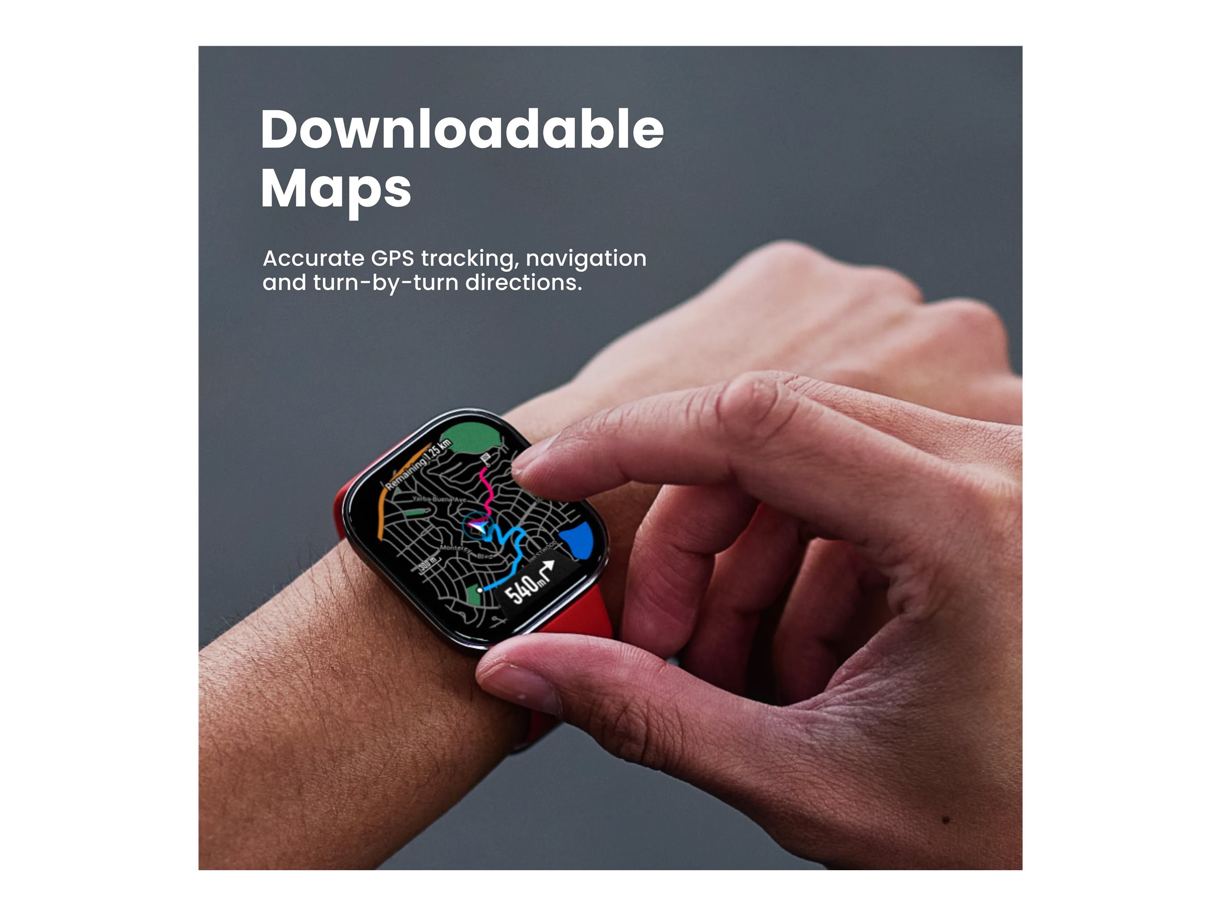 Amazfit Bip 6 Smartwatch 1,97" AMOLED Rot