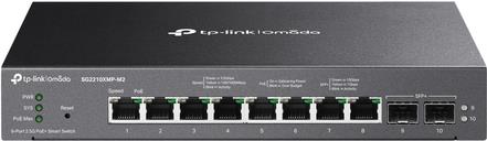 TP-Link Omada SG2210XMP-M2 Netzwerk-Switch Managed L2/L2+ 2.5G Ethernet (100/1000/2500) Power over Ethernet (PoE) Schwarz (SG2210XMP-M2)