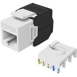 Equip Keystone Jack ungeschirmt Cat.6A Werkzeugf.8er Set ws (769227)