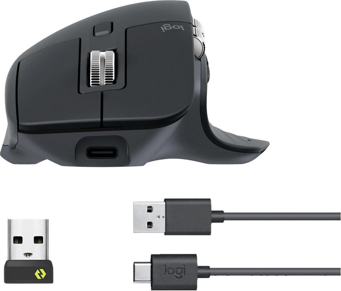 Logitech Master Series MX Master 3S Maus Graphite
