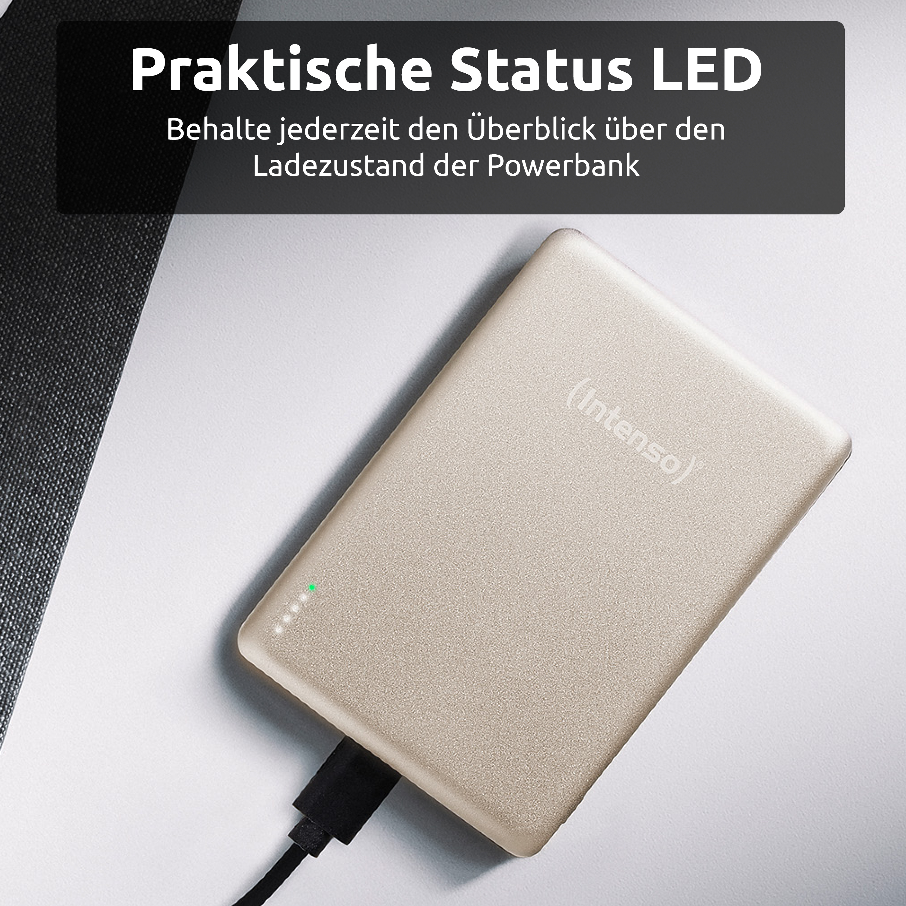 Intenso MW5000 Powerbank 5000 mAh USB Typ-C Champagner