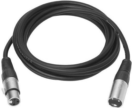 VivoLink PROAUDXLRMF10 10m XLR XLR Schwarz Audio-Kabel (PROAUDXLRMF10)