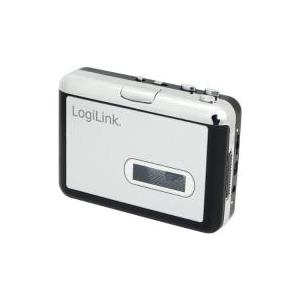 LogiLink Kassette/Digital Konverter, schwarz/silber konvertiert Tapes/Kassetten in MP3 Formate, um diese z.B. (UA0156)