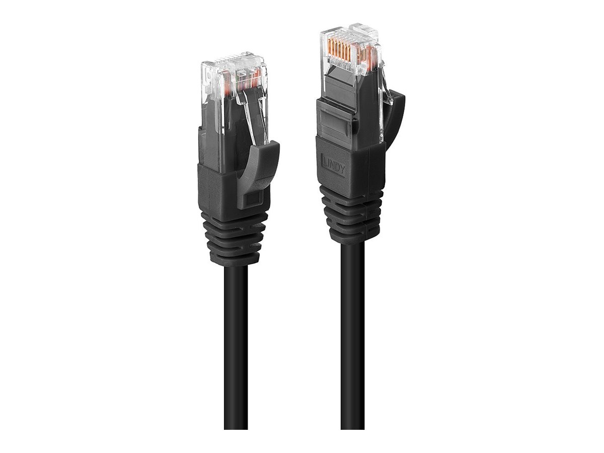 Lindy Premium 45436 Cat.6 U/UTP Netzwerkkabel 7.5 m Schwarz