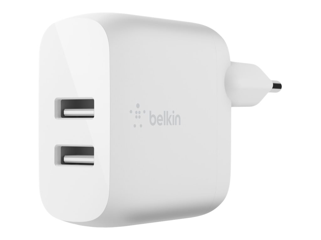 Belkin BoostCharge WCB006VFWH Netzladegerät 40 W 2x USB-C Weiß