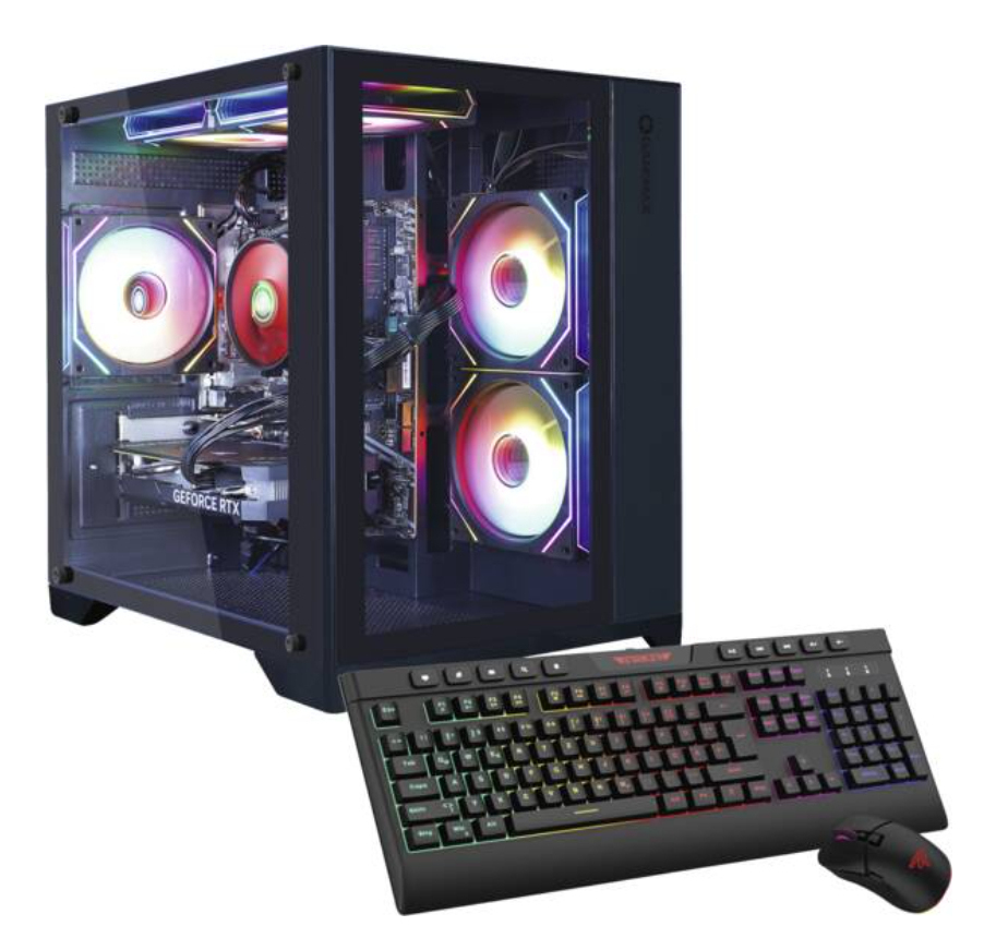 Hyrican GAMEMAX Infinity Mini BK 7796 Gaming PC AMD Ryzen 7 5700X 16 GB RAM 1 TB SSD NVIDIA GeForce RTX 5060 Ti Schwarz