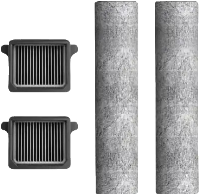 Tineco Filter- und Bürsten-Set für S7/S6 Serie – 2x HEPA-Filter, 2x Bürstenrolle