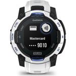 Garmin Instinct 3 Solar 45mm Schwarz/Steinweiß mit Silikon-Wechselarmband 22 mm (010-02934-03)