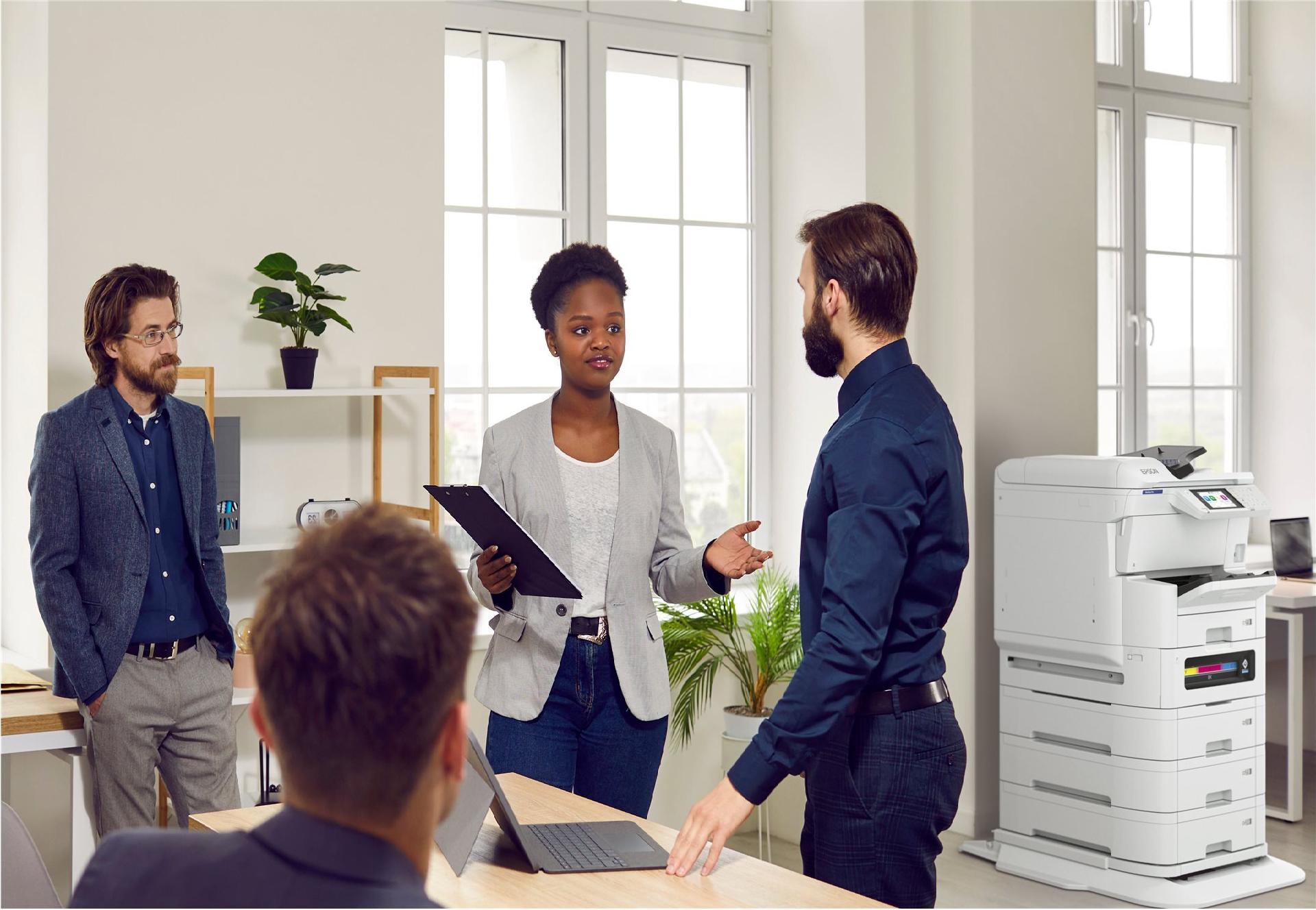 Epson WorkForce Pro EM-C8100RDWF Multifunktionsdrucker A3 Weiß