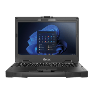Getac S410G5, 35,5cm (14''), QWERTZ (DE), GPS, USB, USB-C, RS232, BT, Ethernet, WLAN, Intel Core i5, SSD, Win. 11 Pro Notebook, Rugged, Bildschirmdiagonale: 35,5 cm (14''), 1366x768 Pixel, Tastenfeld (QWERTZ (DE), beleuchtet), GPS, USB (3x), USB-C, RS232, Bluetooth, Ethernet (2x), WLAN (802.11ac), Audio, VGA, Intel Core i5, 2,4 GHz, RAM: 8GB, SSD: 256GB, Win, 11 Professional, inkl.: Netzteil, Netzkabel (EU, UK), Akku, 4200 mAh, IP53 (ST2N5AQ4S6XI)