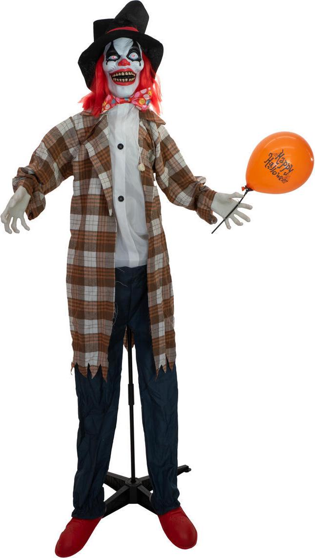 EUROPALMS Halloween Figur Clown Hatty, animiert, 185cm (83316167)