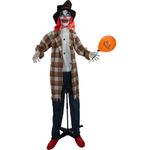 EUROPALMS Halloween Figur Clown Hatty, animiert, 185cm (83316167)
