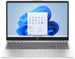HP 15-fd0519ng Laptop 15.6" FHD Intel N150 4 GB 128 GB UFS Windows 11 Home Silber