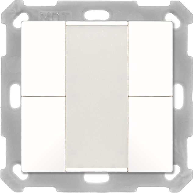 MDT technologies Taster 55 4-fach, Reinweiß glänzend BE-TA5504.G2 (BE-TA5504.G2)