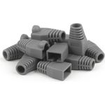DSIT DANICOM RJ45 Tule Grau - 10 Stück (DC-RJ45-BOOT-GREY-10PCE)