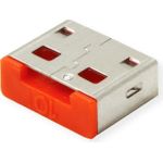 ROLINE 11.02.8331 Schnittstellenblockierung Türblockierschlüssel USB Typ-A Grau 10 Stück(e) (11.02.8331)