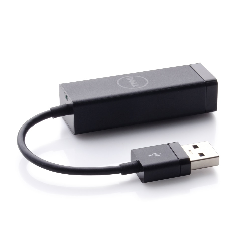Dell Netzwerkadapter USB 3.0 zu Gigabit Ethernet 470-ABBT Schwarz