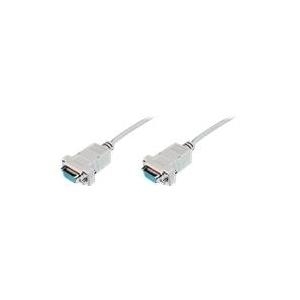 Assmann Zero-Modem connection cable. D-Sub9 F/F. 3.0m. snap-hoods. be (AK-610100-030-E)