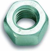 100 Stück - Cimco Sechskantmuttern M8 vz 19 2005 / 15191 (192005)