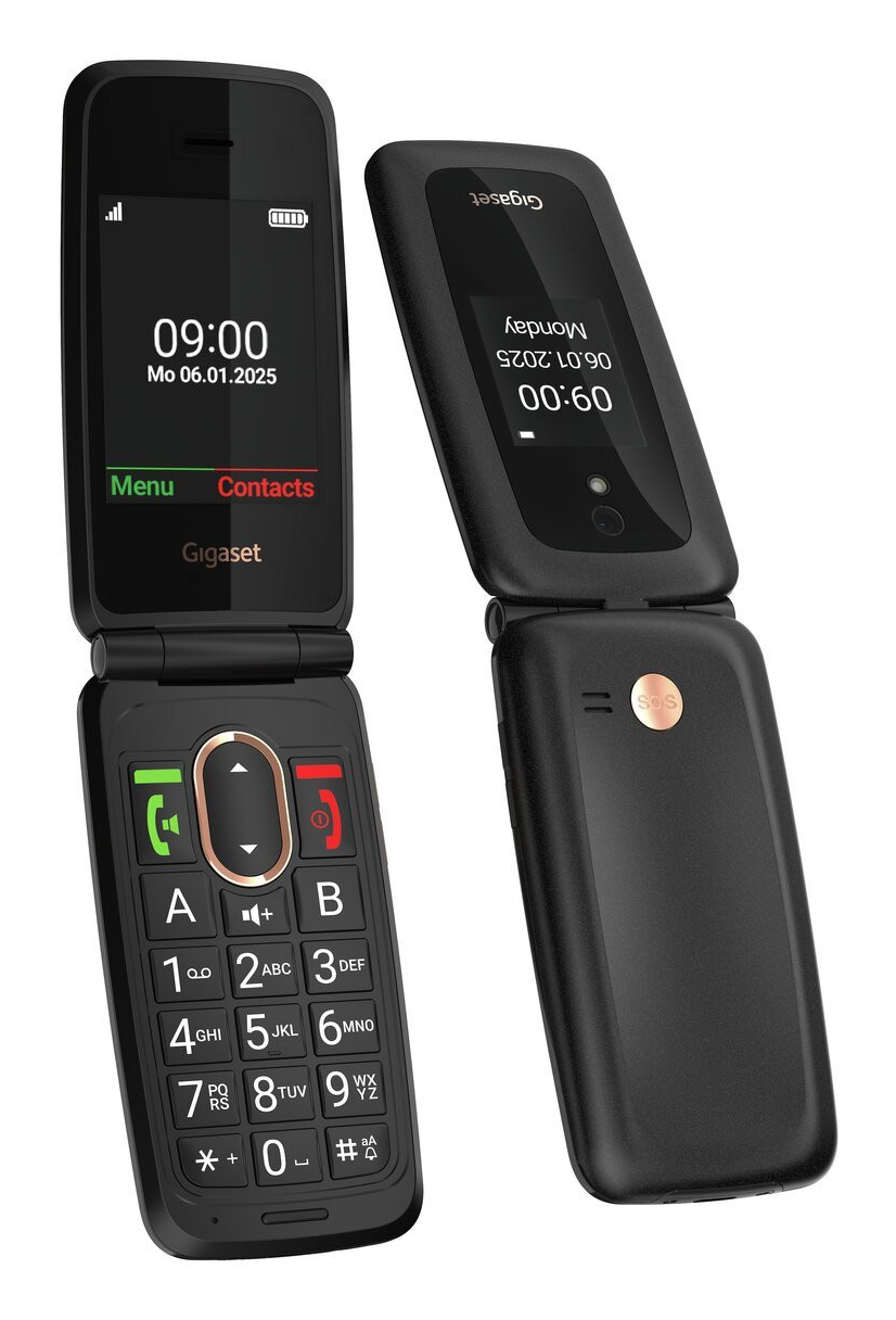 Gigaset GL795 2.8" Klapp-Handy 48 MB RAM 128 MB Schwarz