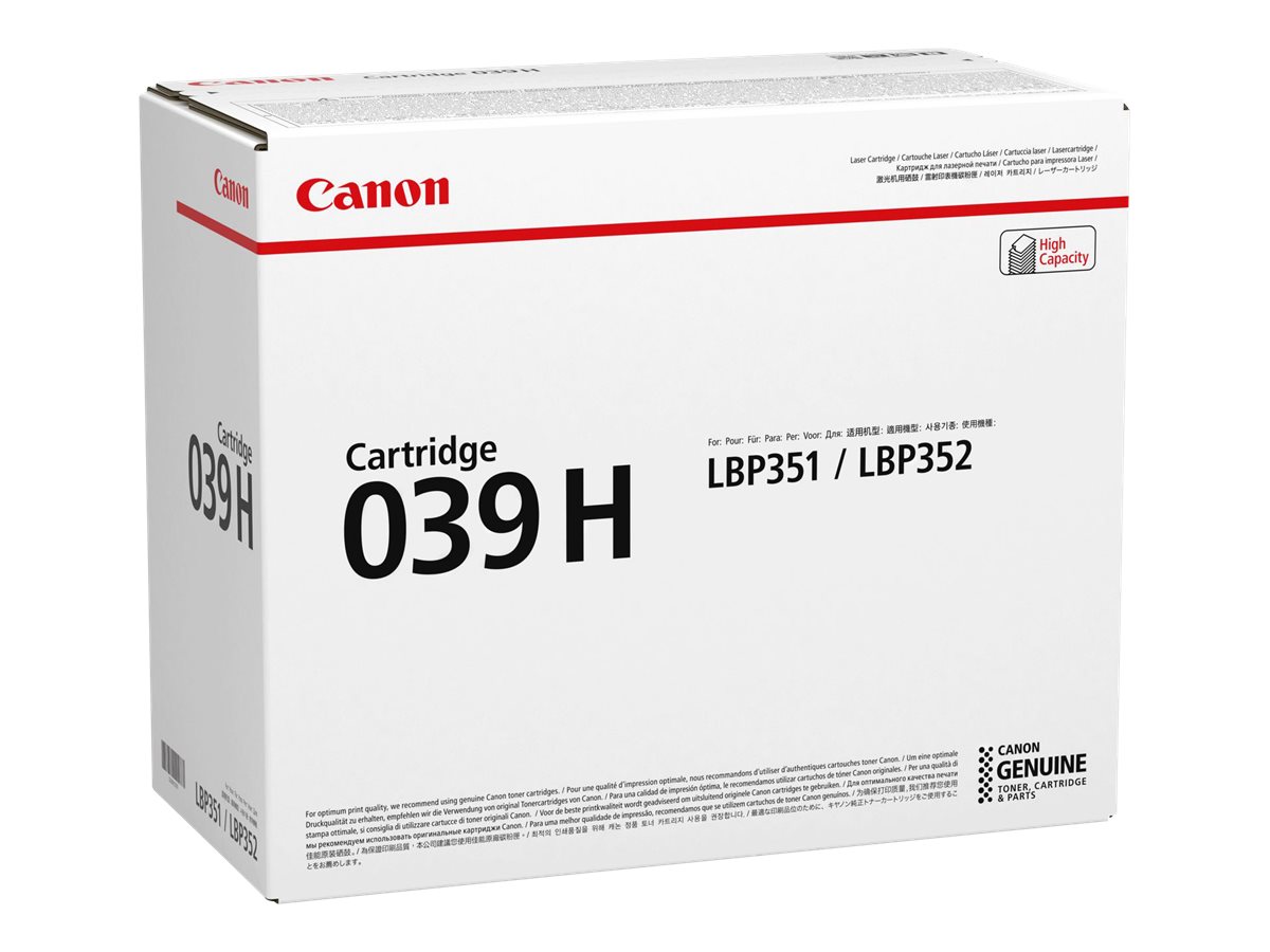 Canon 039 H Original Tonerkartusche Schwarz