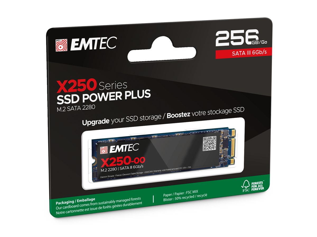 Emtec SSD Power Plus X250 256 GB M.2 2280 SATA 6 Gb/s