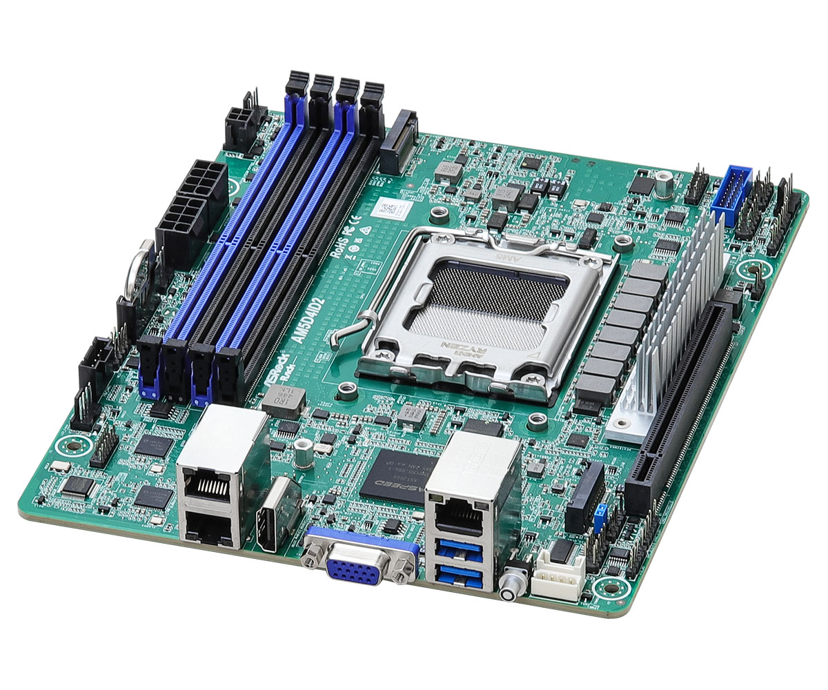 ASRock AM5D4ID2 Mini-ITX Mainboard AMD Sockel AM5