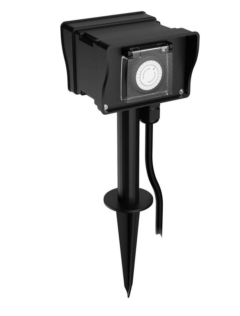 Ansmann 1260-0012 Zeitschaltuhr analog Tagesprogramm 3680 W IP44 (1260-0012)