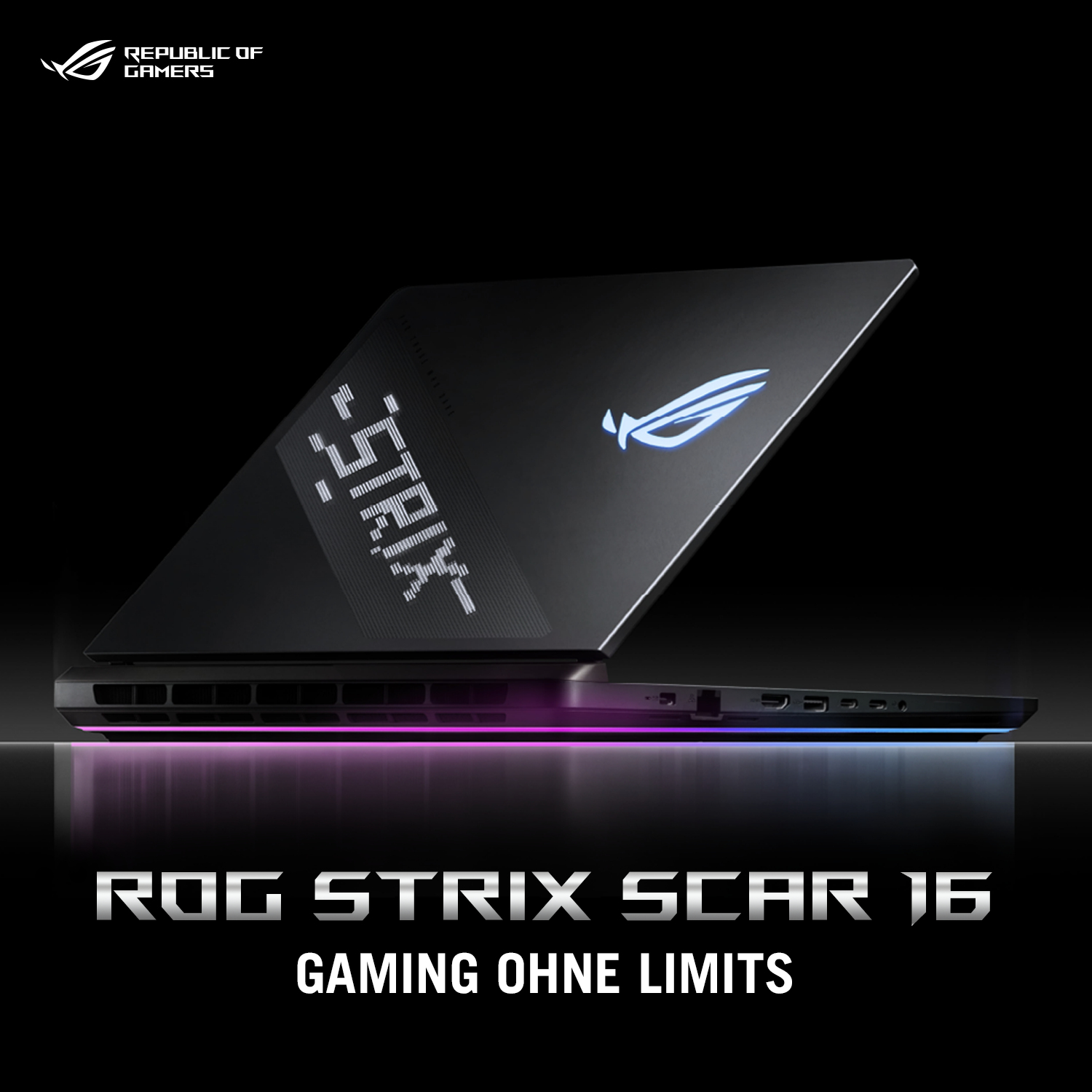 ASUS ROG Strix Scar G635LX-RW018W 16" WQXGA miniLED Intel Core Ultra 9 275HX 32 GB RAM 1 TB SSD NVIDIA GeForce RTX 5090 Schwarz