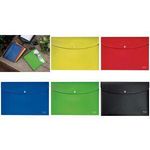 LEITZ Dokumententasche Recycle, DIN A4, PP, schwarz hergestellt aus 80% recyceltem Kunststoff, 100% recycelbar, - 1 Stück (46780095)