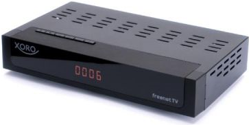 Xoro DVB-T2 Receiver HRT 8770 Twin freenet TV-Entschlüsselung, Deutscher DVB-T2 Standard (H.265), Aufnahmefunktion, Twin (HRT 8770 Twin)