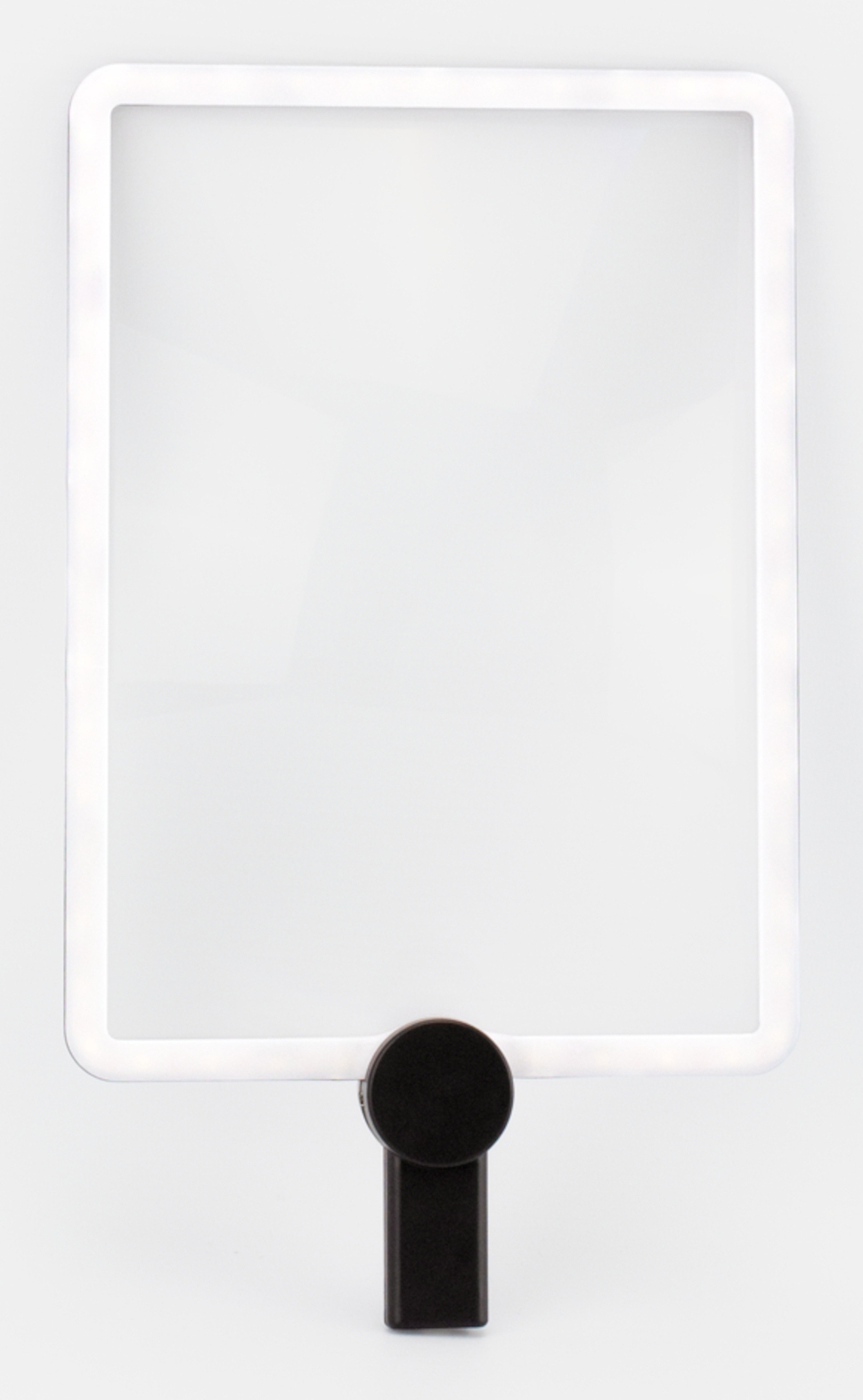 RealPower LED-Lupe HL-1 rechteckige Leselupe 5x Vergrößerung zum Umhängen