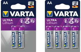 VARTA Batterie Professional LithiumAA 1,5 V 2600 mAh VPE 2