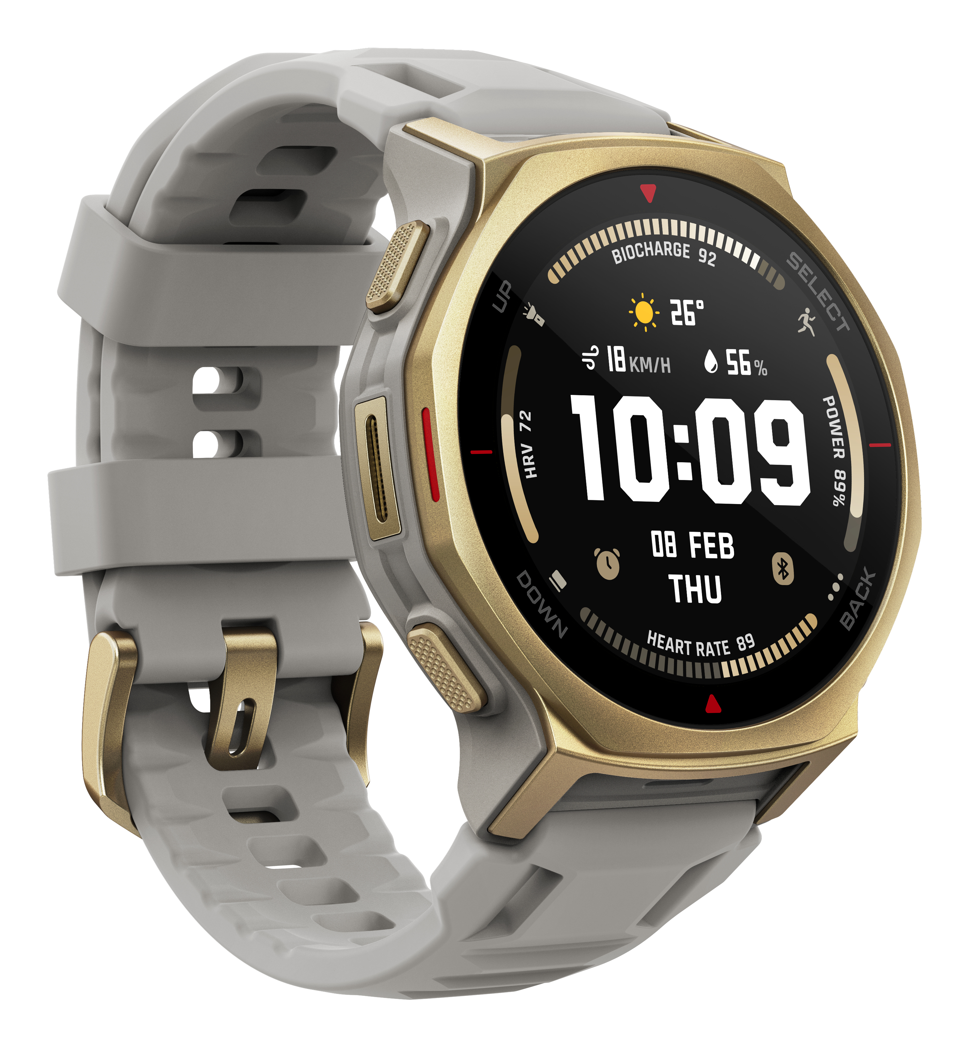 Amazfit T-Rex 3 Pro 44mm AMOLED Smartwatch 1.32" Arctic Gold