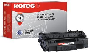 Kores Toner für hp Laserdrucker Laserjet Pro 200, schwarz HC Kapazität: ca. 2.400 Seiten, mit Chip - 1 Stück (G1236HCS)