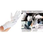HYGOSTAR Baumwoll-Handschuh Blanc, S, weiß Länge: 230 mm, Baumwoll-Gemisch, gebleicht, mittelschere - 12 Stück (2716)