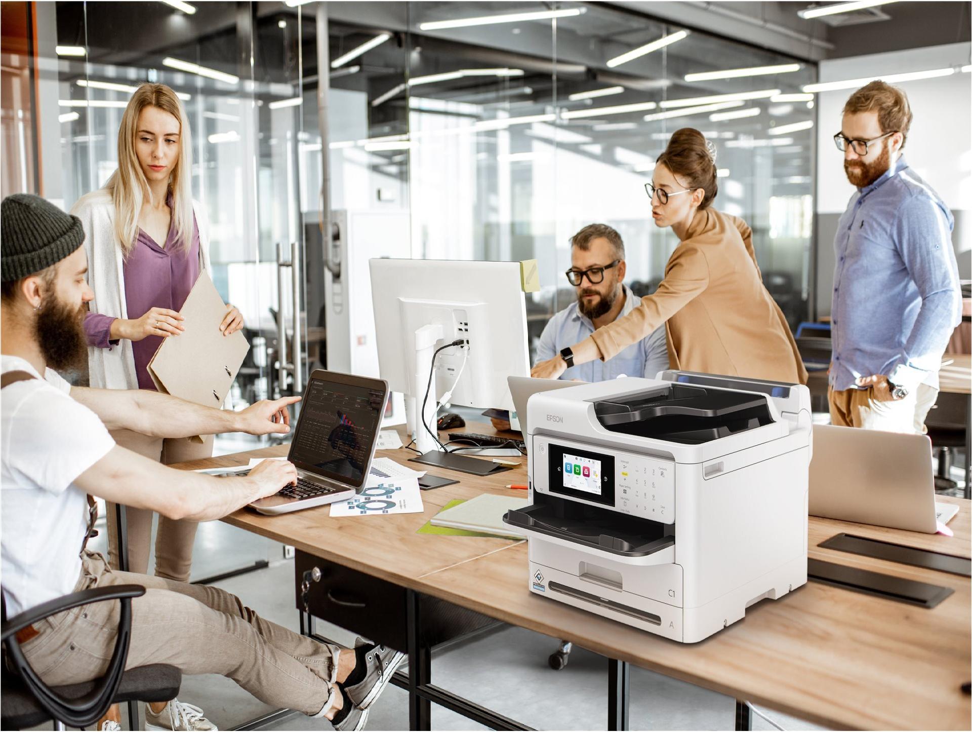 Epson WorkForce Pro WF-M5899DWF 10.9 cm Touchscreen 25 Seiten/Min. Schwarz, Weiß