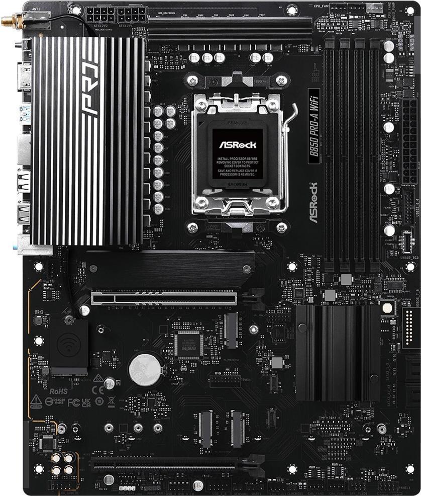 ASRock B850 Pro-A WiFi DDR5 AM5 retail - AMD Sockel AM5 (Ryzen Zen4) (90-MXBQN-A0UAYZ) (B-Ware)