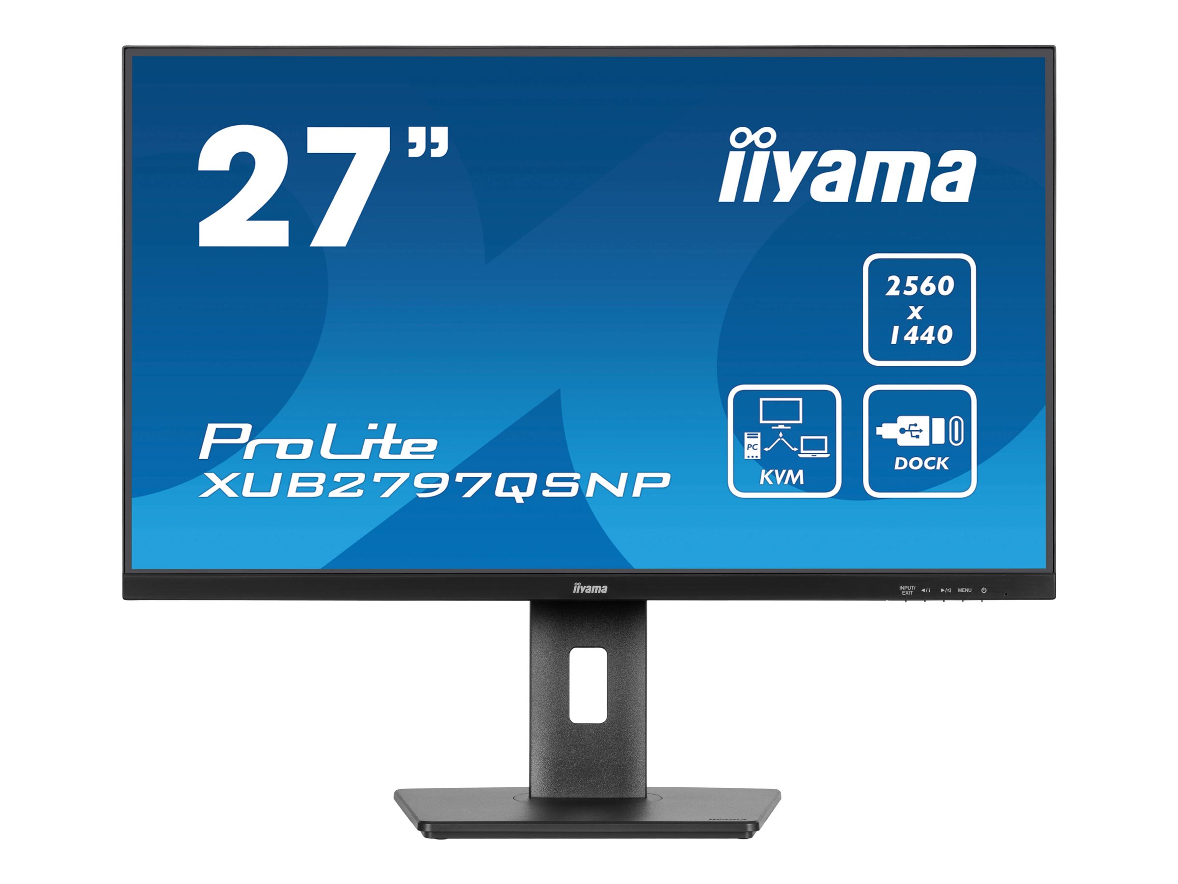 Iiyama ProLite XUB2797QSNP-B1 68.5 cm (27") - LED-Monitor - DP/HDMI/USB-C (XUB2797QSNP-B1)